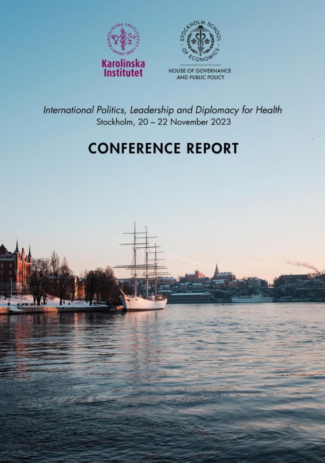 International Politics, Leadership and Diplomacy for Health Conference 2023 cover image Conference Report